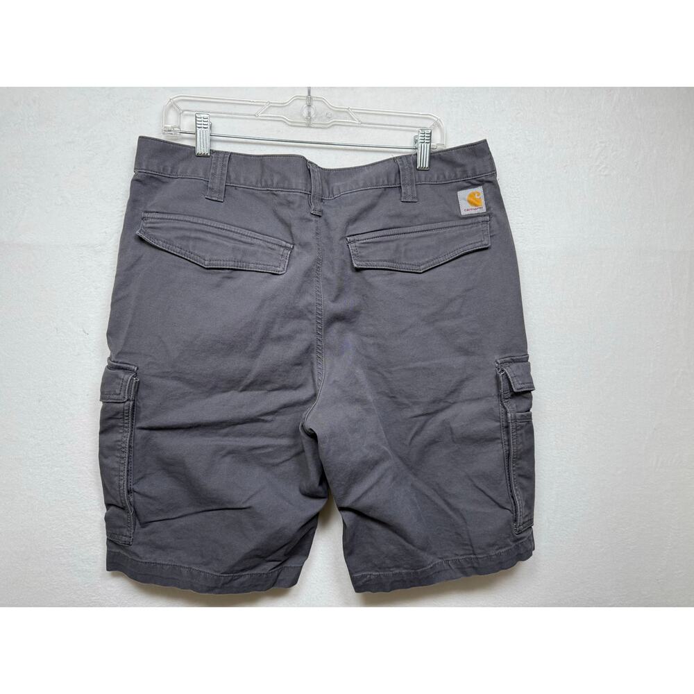 Carhartt Rugged Flex Relaxed Fit Canvas Cargo Work Shorts, Size 36 - Picture 2 of 6